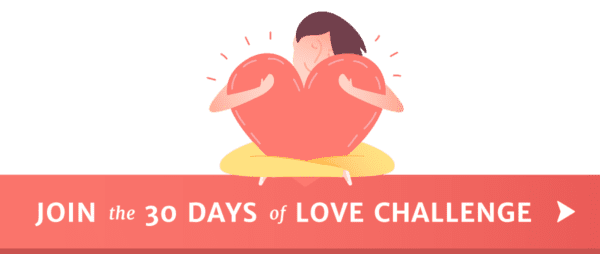 30 Days of Love Heart Hug Button