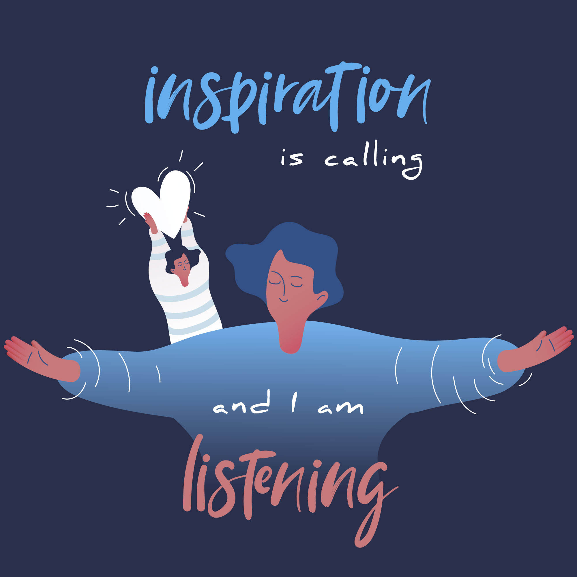 Inspiration is calling, and I am listening.