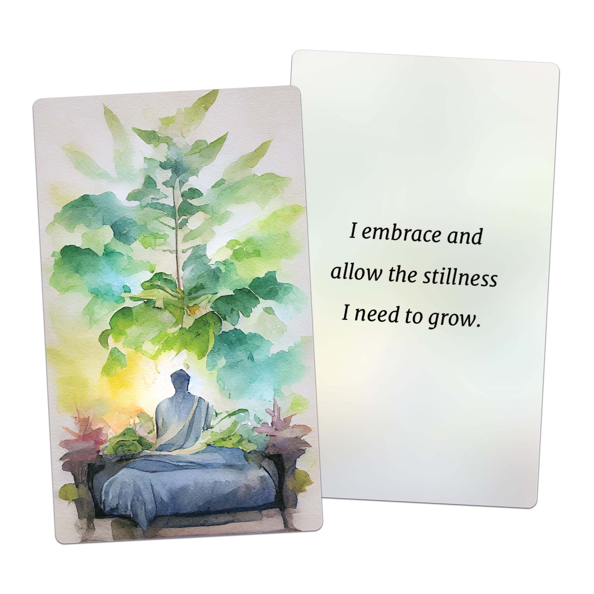 I embrace and allow the stillness I need to grow.