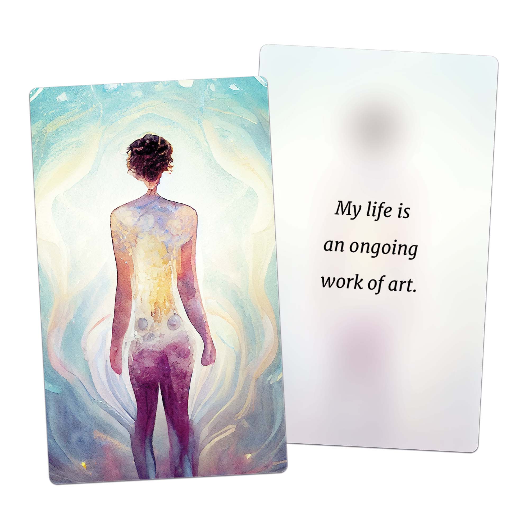 AFFIRMATION CARD - My life is an ongoing work of art.