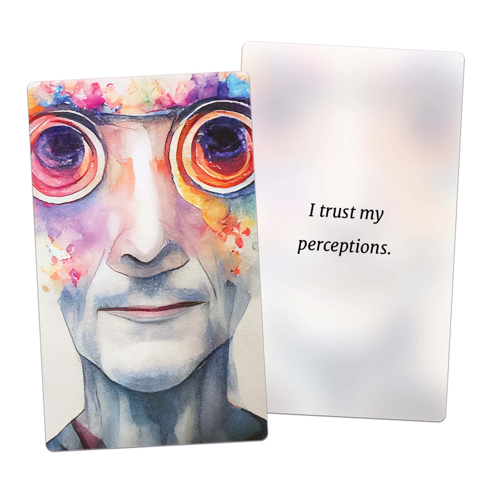 I trust my perceptions. (AFFIRMATION CARD)
