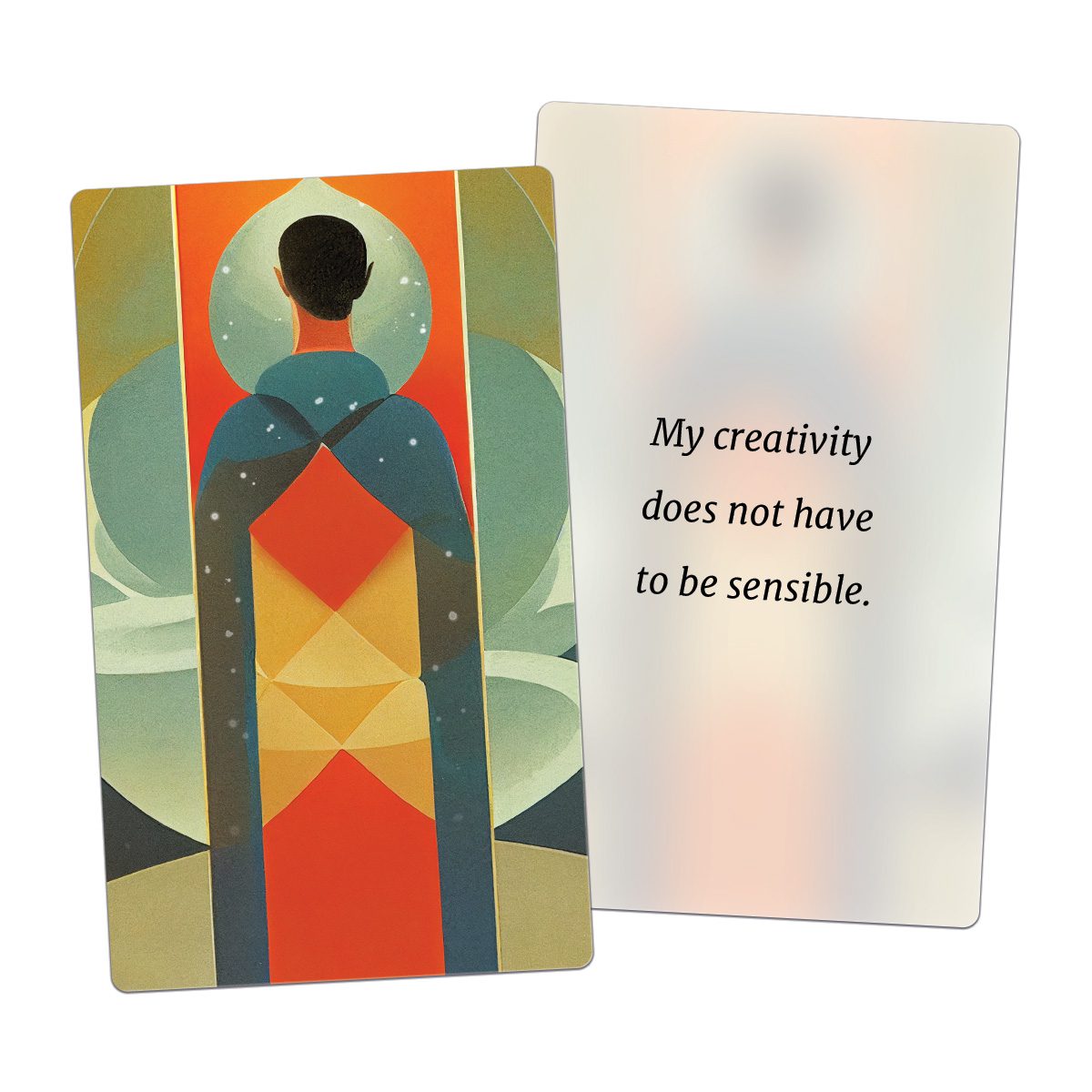 My creativity does not have to be sensible. (AFFIRMATION CARD)